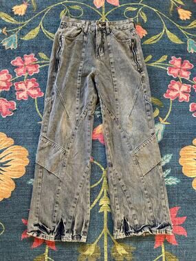 Real Takai Cargo Straight Leg Jeans Size Medium